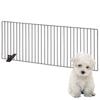 IRIS OHYAMA Pet Fence Pet Gate 90cm Width 90 X Height 40cm P-SPF-94 Brown/Width (Low Type)