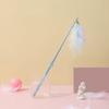1PC Cat Toy Cat Teaser Stick Long Pole Cat Feather Cat Teaser Stick Self-hi To Relieve Boredom Pet Supplies
