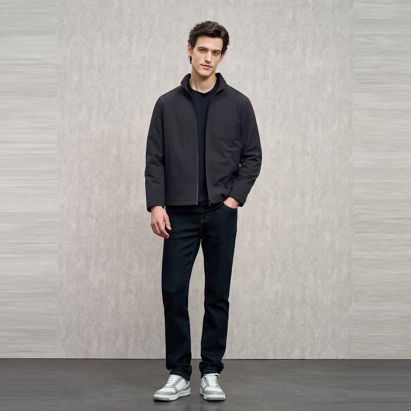 EMZ Men's Stand-Collar Casual Jacket