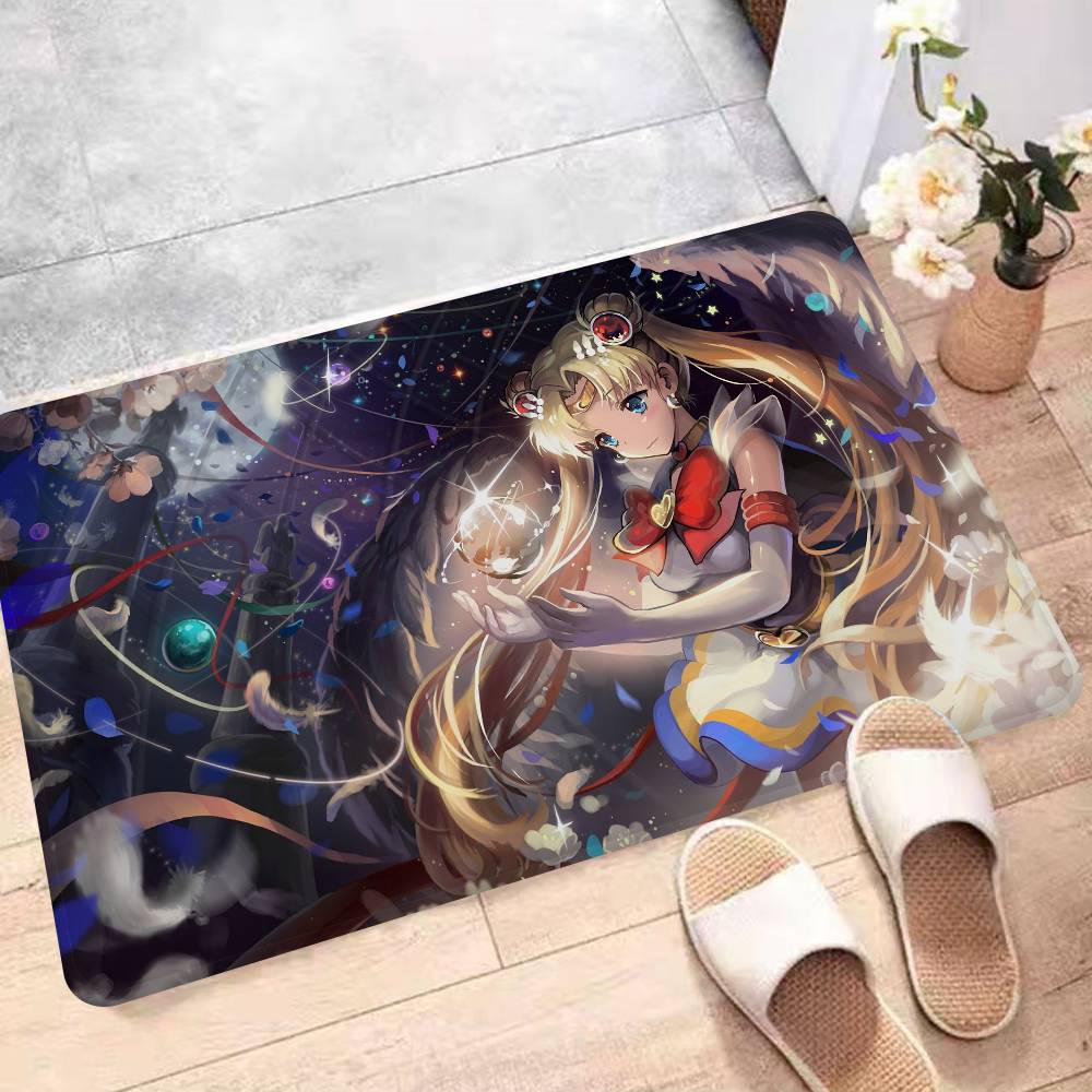 Японский мультфильм S-Sailores-Moon Коврик для пола Скандинавский стиль Домашний придверный коврик Коврики для ванной-туалета Коврик для декора спальни Отеля