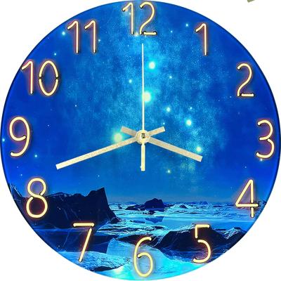 YRO Wall Starry Scandinavian Wall Japanese Manual Wall Wall Study Room and Night Clock, Stylish, Sky, Style, Clock, В комплекте, Часы,