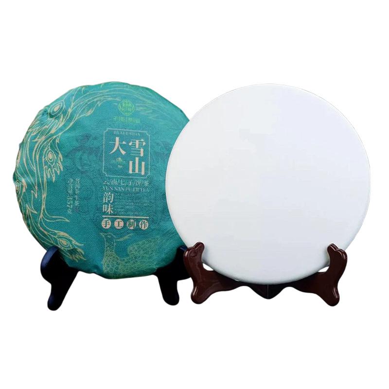 357 г китайский чай пуэр из провинции Юньнань, модель для самостоятельной свадебной вечеринки, антикварная полка, украшение с узором, без упаковки, модель