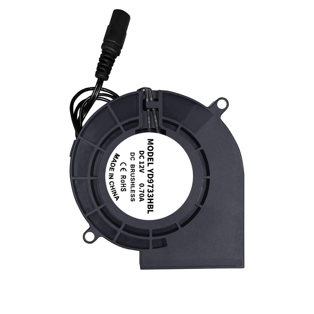 97мм 12В Центробежный вентилятор на шарикоподшипниках для охлаждения и вентиляции электроники, уличный электрический вентилятор для барбекю