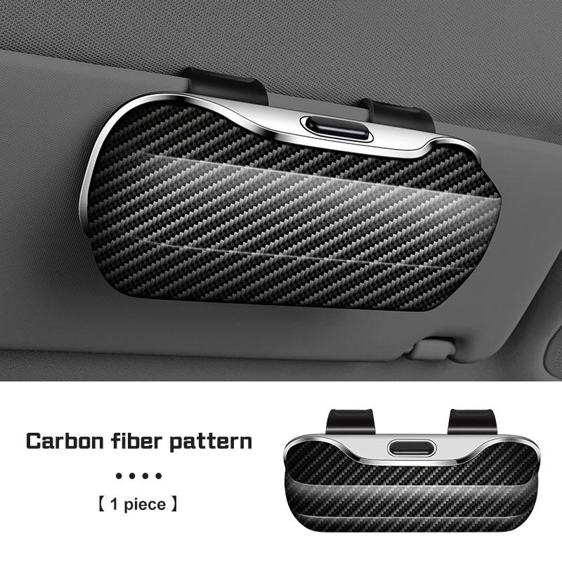 Car Visor Glasses Box Portable For BMW E38 E46 F15 E90 E92 E87 G20 G30 1 3 5 7 Series X1 X3 X5 Sunglasses Holder Eyeglasses Case