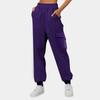 Women's Fashion Sport Solid Color Pocket Casual Sweatpants Pants