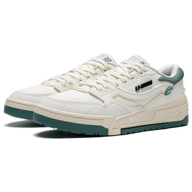 Li Ning 001 BTC нескользящие износостойкие низкие кроссовки для скейтбординга мужские кроссовки светло-зеленые AGCT007-4