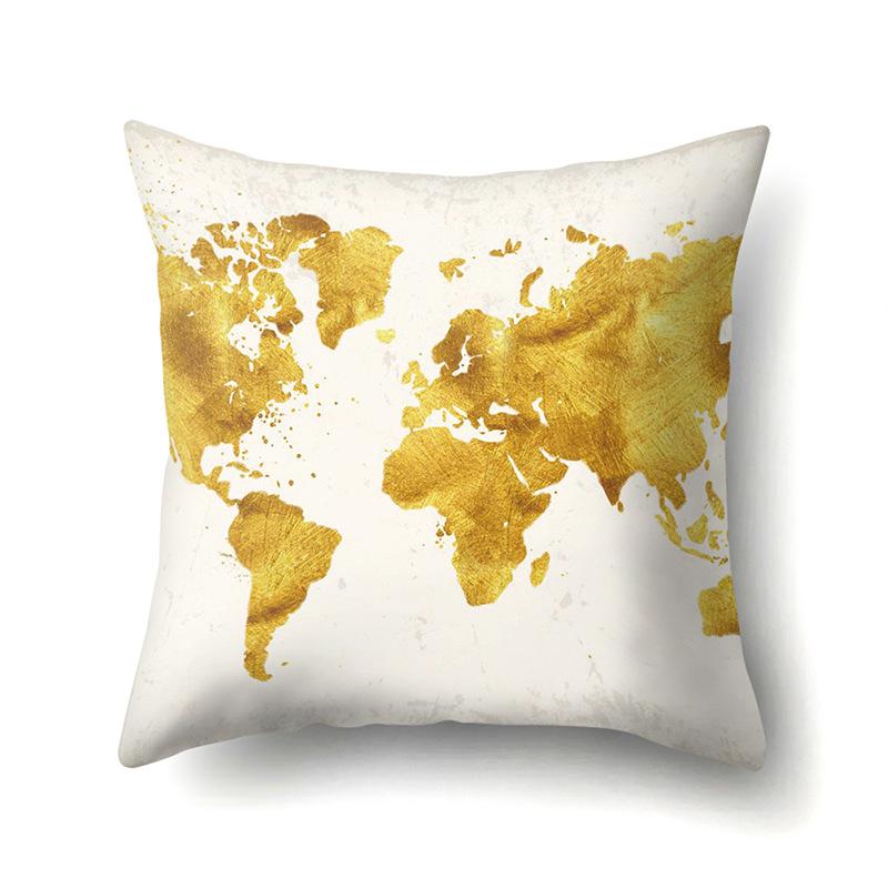 Polyester Pillowcase Automobile Decoration Home Printed Pillowcase