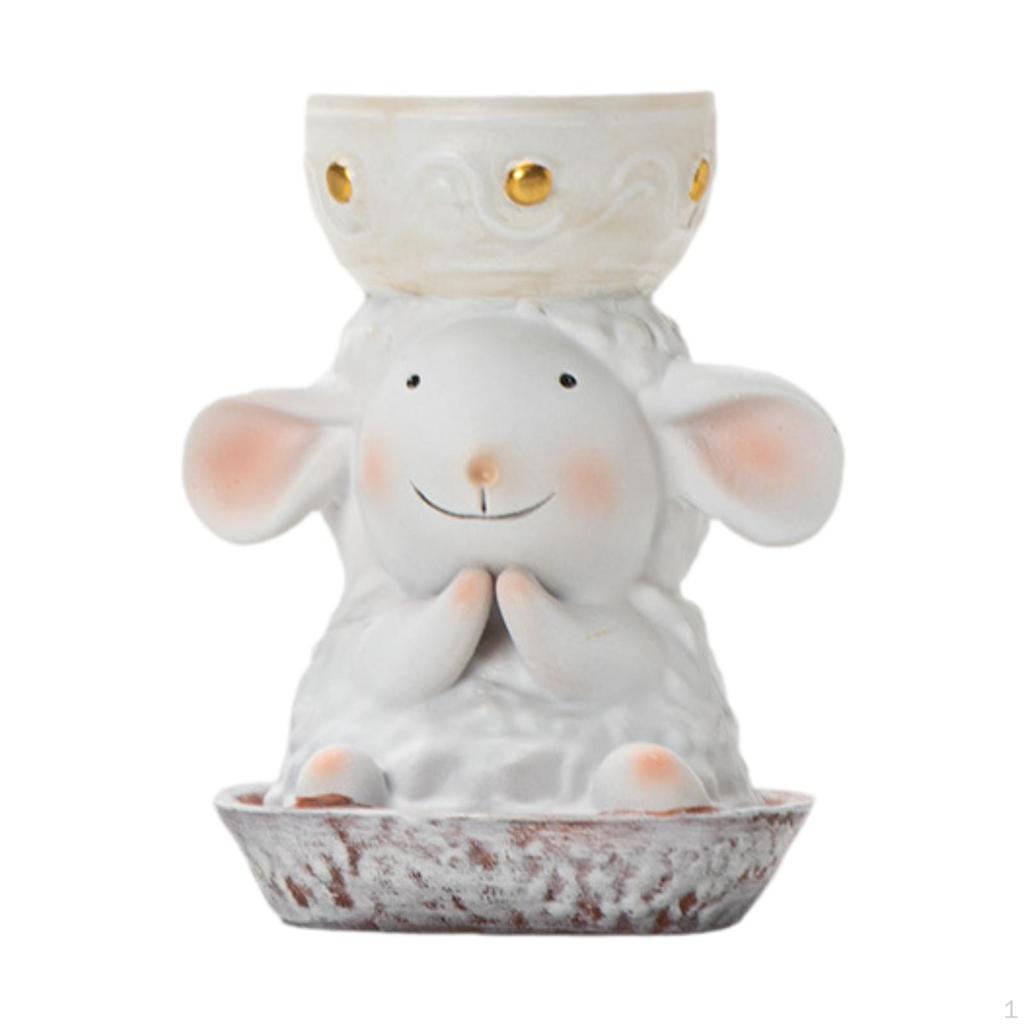 Подсвечник ручной работы из овечьей шкуры Berger, милый держатель для люстры, декоративная грязь на День святого Валентина