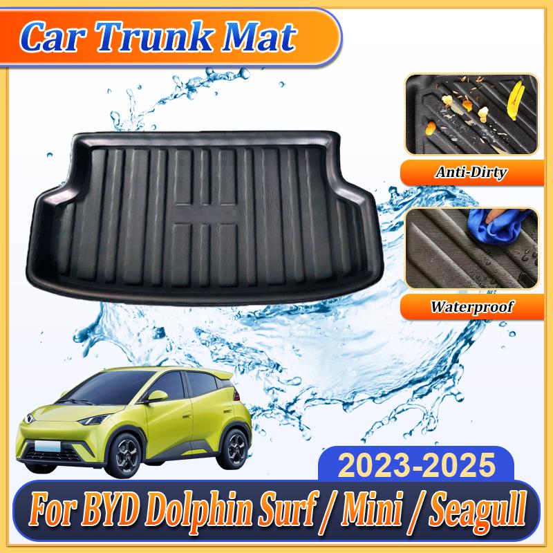 EVA For BYD Dolphin Surf Dolphin Mini Seagull -2025 Car Rear Trunk mat Anti-Slip Waterproof Boot Carpets Pad Car Accessories