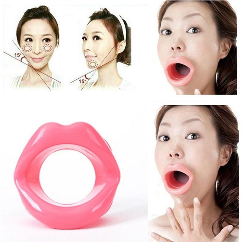 Silicone Mouth Trainer Face Slimmer Mouth Massage Exercise Muscle Tightener Tool
