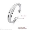 925 Silver Vintage Open Cuff Bracelet &Bangles For Women Jewelry Top Quality