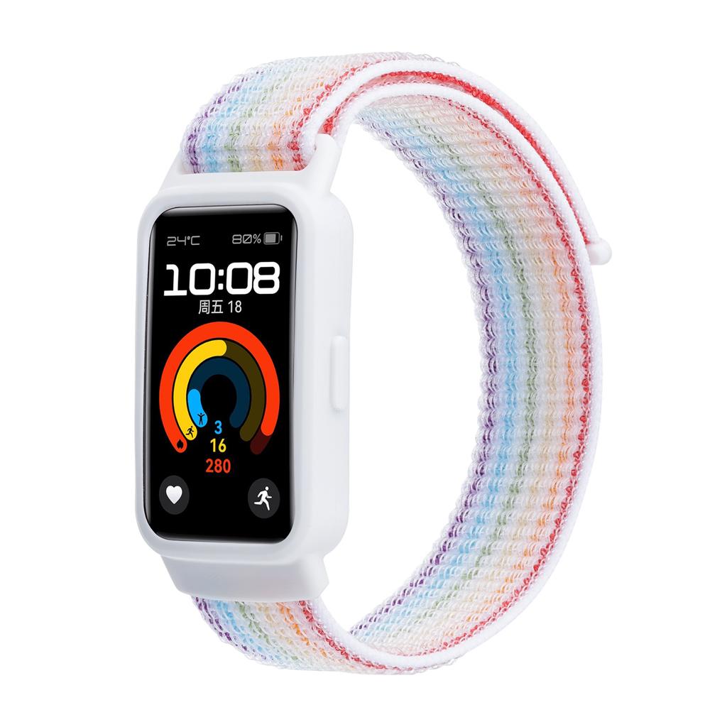 Нейлоновый ремешок-петля для Huawei Band 9 8 7 6 Смарт-часы Запасной ремень correa Дышащий Спортивный браслет для huawei band9 band8 7 6