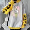 Anime Demon Slayer Mitsuri Kanroji Cute Cartoon Print Hooded Men Women Aesthetic Hoodies Oversized Pullover Harajuku Sweatshirt