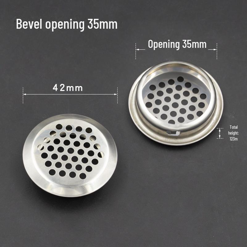 Sukop утолщенная круглая вентиляционная крышка из нержавеющей стали для гардероба и обувных шкафов