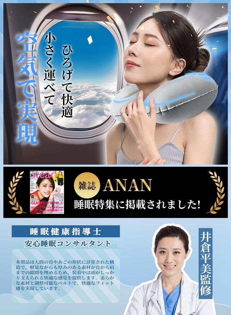 Fiico Neck Pump Double Portable Neck Air Neck Manual Press Type Neck Airplane Travel Storage Pouch Included Подушка, Тип, U-образная подушка, клапан,