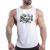 Men's Vest Crew Neck Sleeveless Leisure Running Sports Leisure Animation Comfortable Breathable Print Four Seasons Fashion