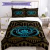 Manchester City F.C Printed Pattern Duvet Cover Set – includes 1 duvet cover and 2 matching pillowcases Bedroom decor Christmas gifts