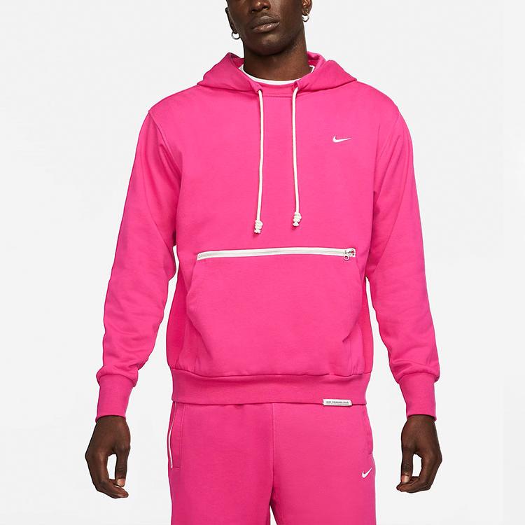 Nike Standard Issue Basketball Hoodie Men Hoodie Raspberry-Red CV0865-615