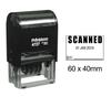 Printtoo Dater Stamp Self Inking With Scanned By Text Date Rubber Stamp Office