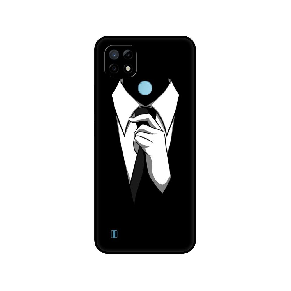 Силиконовый чехол для Realme C21 для OPPO RealmeC21 C 21, чехлы для телефонов 6,5 дюйма; Funda RMX3201 Bumper Capa Etui Мягкий черный чехол из ТПУ