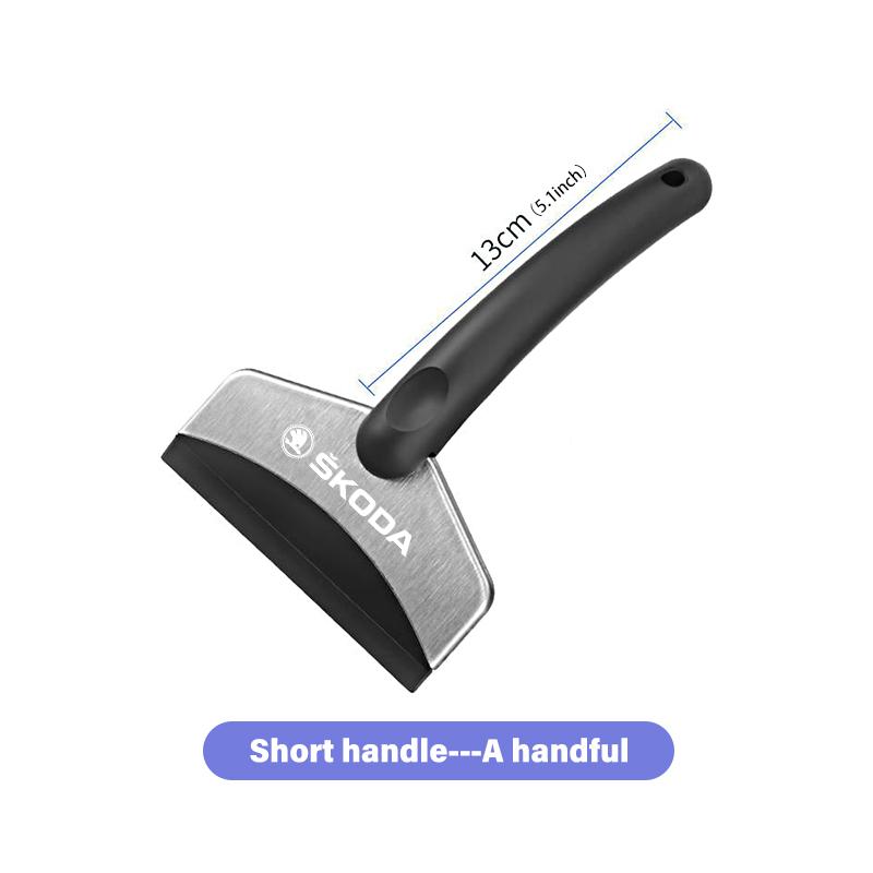PBMN1 Car Snow Brush Cleaning Shovel Glass Ice Scrapers Tool Accessories For Skoda Kodiaq Octavia 2 3 Rapid Karoq Fabia Kamiq Superb