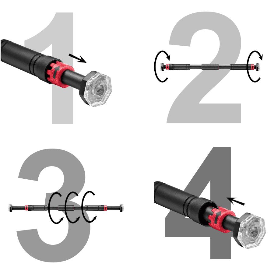Physio Pull-up Bar 66-100 Cm