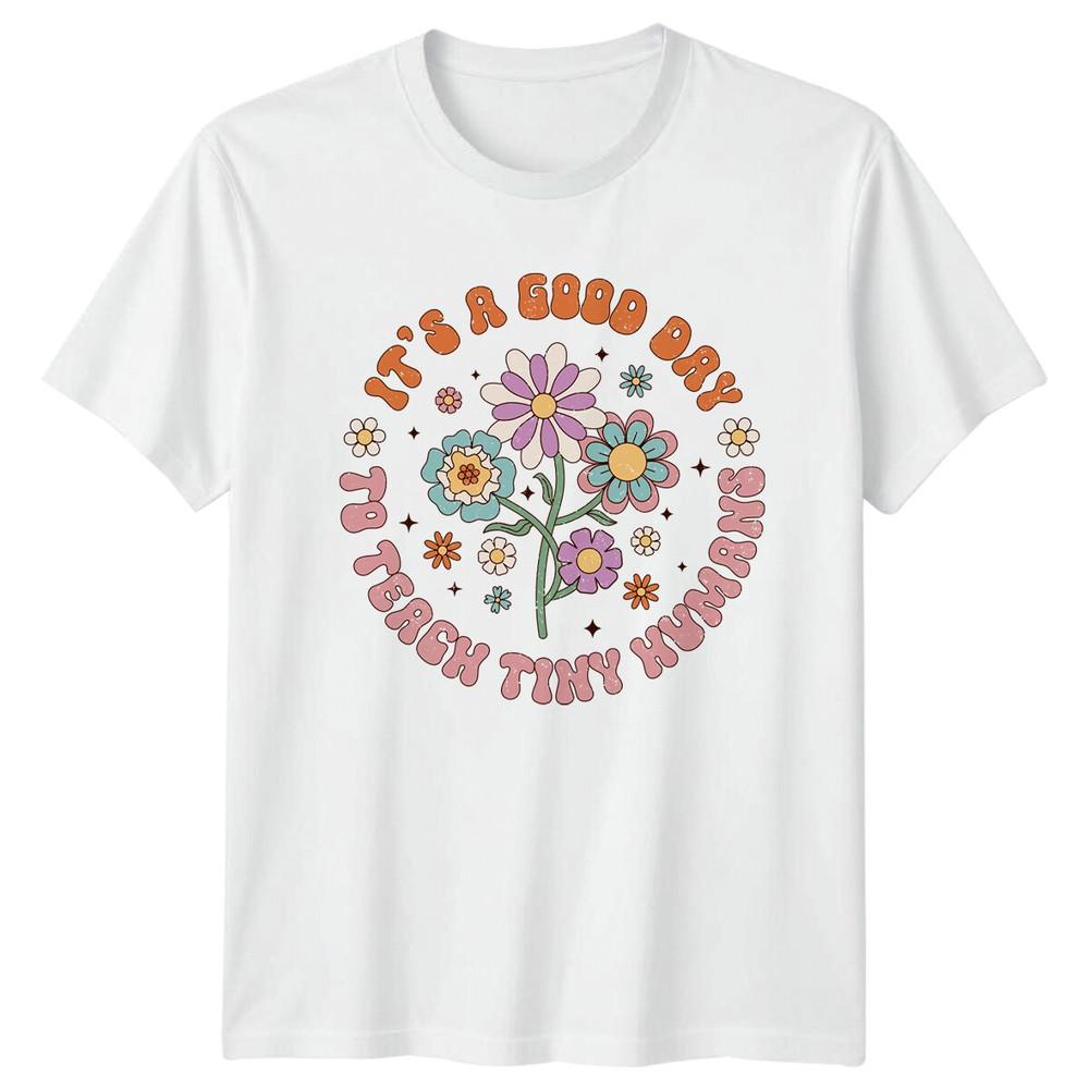 Its A Good Day To Teach Tiny HuUnisexs Teacher Floral TShirt c
