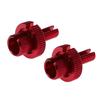 A ABSOPRO Motorcycle Brake Lever Ballet Adjuster Screw M8 Motorcycle Brake Adjustment Screw Red 2pcs