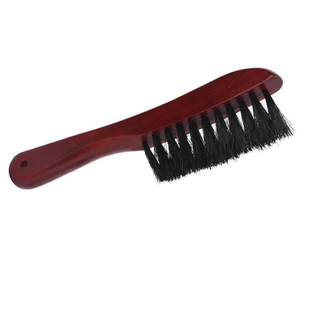 Wood Handle Pool Table Brush Curved Handle Snooker Table Brush For Billiard Table