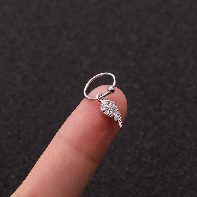 1 шт. серьги с кристаллами для пирсинга ушей висячие серьги-гвоздики для хряща, спирали козелка, модные ювелирные изделия