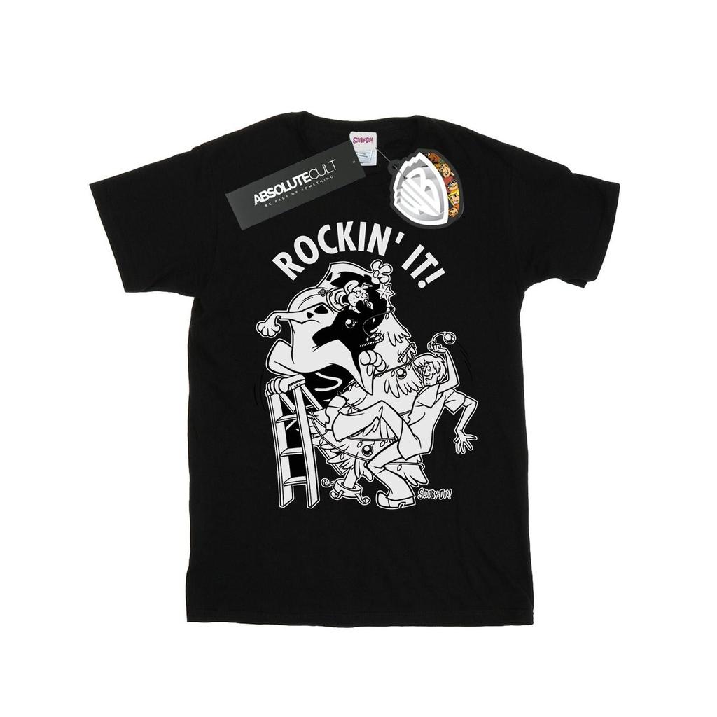 Scooby Doo Mens Rockin´ It Christmas T-Shirt