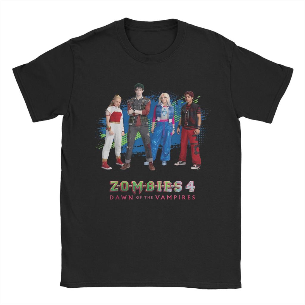 Zombies 4 Dawn of the Vampires Descendants Zombies World Tour 2025 Tee Shirt for Unisex Women Gift Idea T Shirt 100 Cotton Clothes