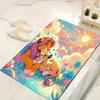 1pc The Lion King Pattern Area Rug Soft Flannel Floor Mat for Living Room,Office,Bedroom and Carpet,Sofa Coffee Table Floor Mat
