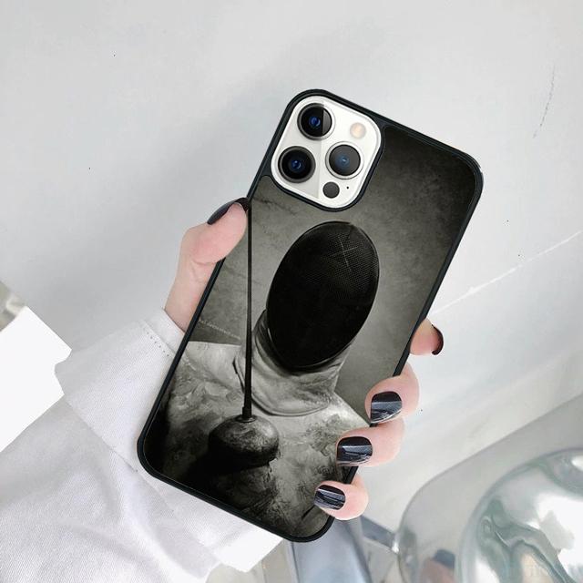Чехол для телефона для спорта Фехтование Для iPhone 17 Air 15 16 14 11 12 13 Pro MAX Plus Coque