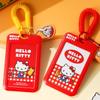 Прозрачный выдвижной держатель для ID-карты и бейджа Sanrio Hello Kitty