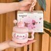 Birthday Gift, Cute Cartoon Piggy Cup for Girls, High-value Mug for Girlfriends, Practical Souvenir for Children