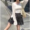 1PC Beach Short Skirt Polyester Skirts A-line Skirt Floral Printed Elastic Waist Breathable Elegant