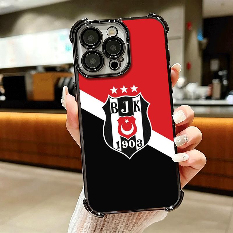 B-Бешикташ B-BJK Турция Покрытие Чехол для Телефона Для Iphone 16 17 Pro Max Air 16E 14 15 Plus 12 13 Mini Противоударный Подушка Безопасности Чехол