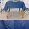 Домашняя декоративная скатерть, прямоугольные скатерти, чехол для обеденного стола, однотонная хлопковая льняная скатерть, чехол для обеденного стола
