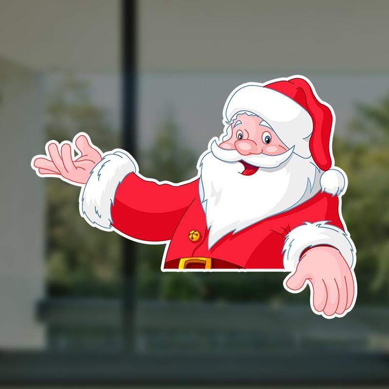 Самоклеящаяся наклейка с Рождеством, автомобильная наклейка, водонепроницаемые автодекоры
