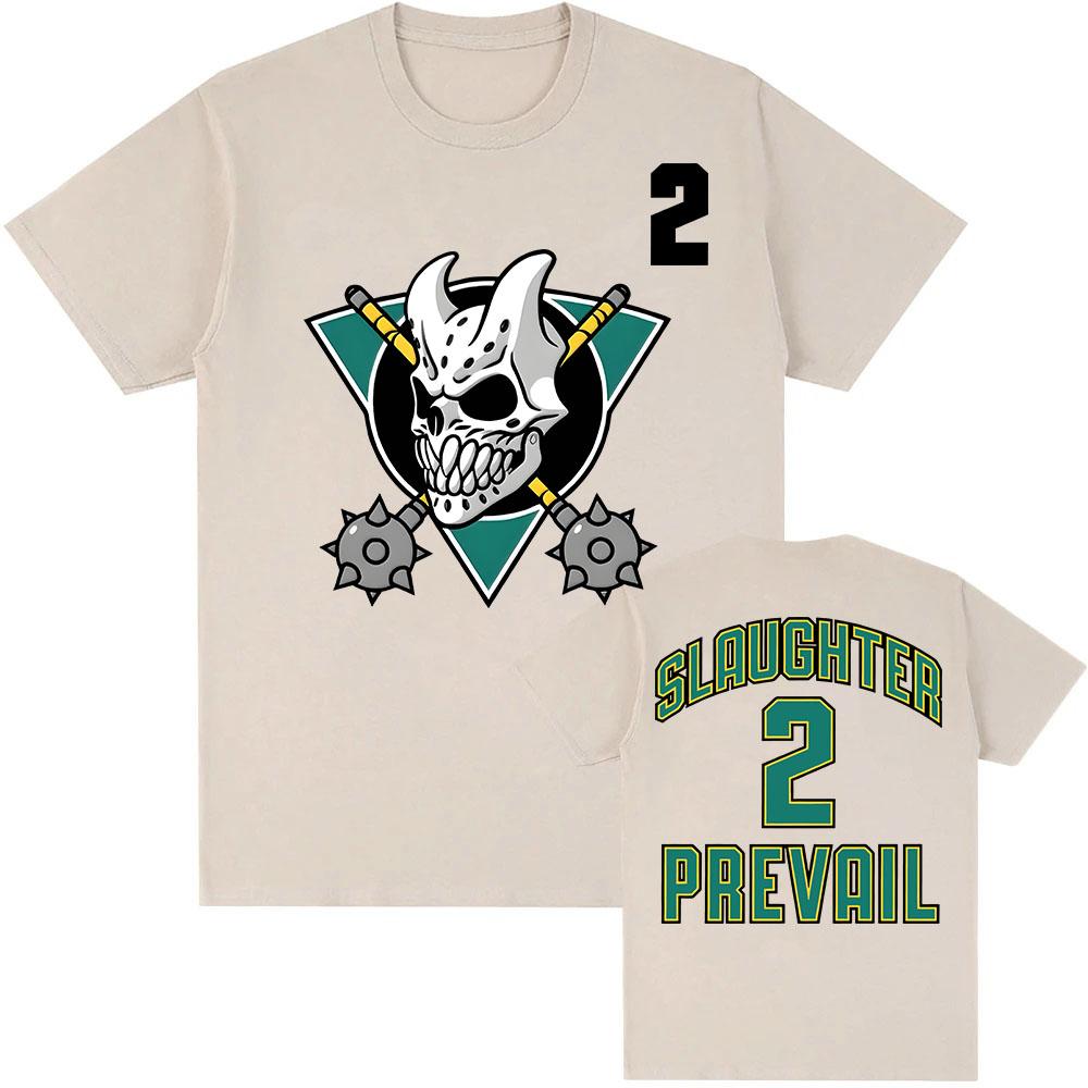 SLAUGHTER TO PREVAIL Hockey T-shirt Short Sleeve Cotton Crew Neck Fashion Tshirts Clothing Unisex Streetwear Hip Hop Tops