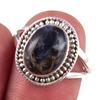 Natural Pietersite Gemstone Handmade 925 Solid Sterling Silver Ring Size 9 S6L84
