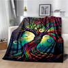 3D Tree of Life printed blanket Flannel Warm blankets Soft and comfortable blanket bed linings cubre cama Birthday Gift