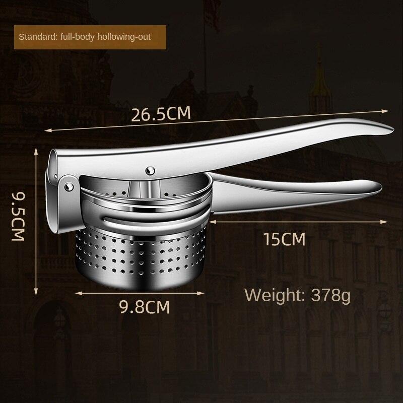 Ручная соковыжималка из нержавеющей стали 304, бытовые подушечки для выжимания фруктов, лимона, многофункциональные подушечки для воды, картофельная грязь, прессованный чеснок