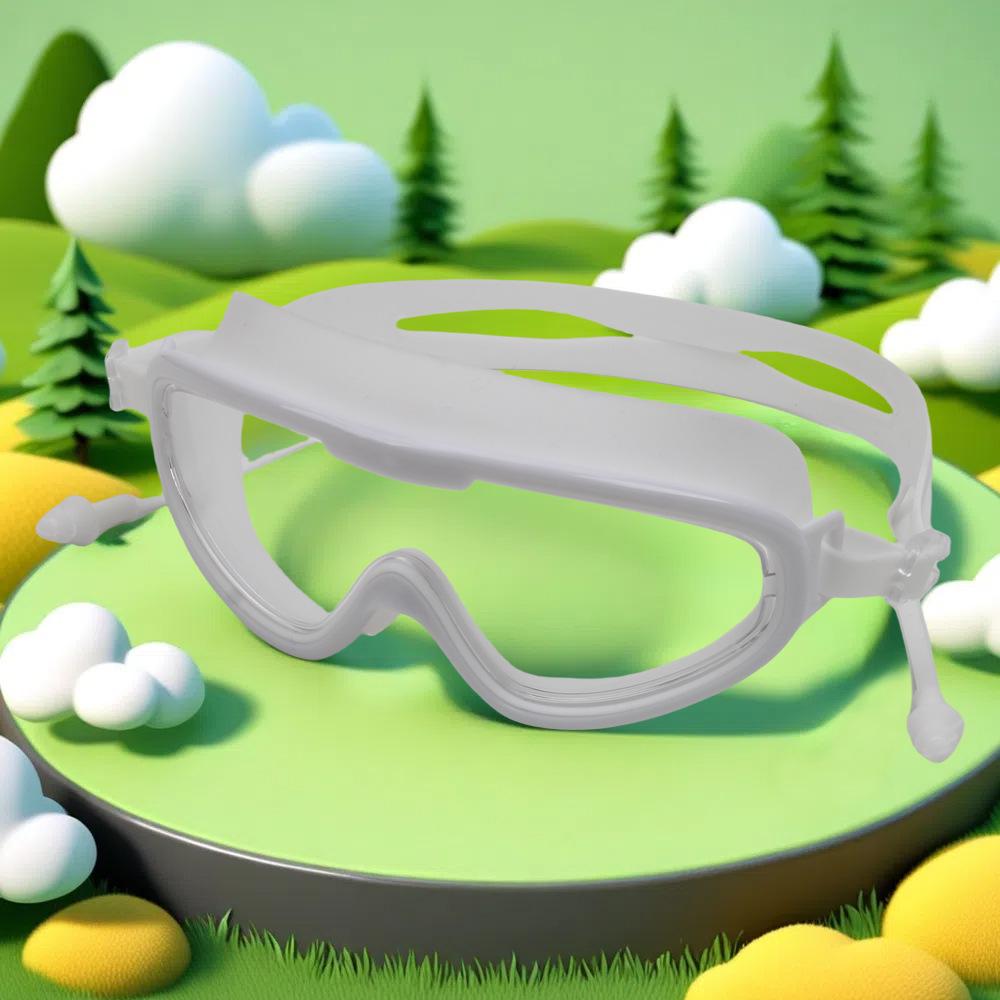 Kids' Waterproof & Fog-Proof HD Swim Goggles - Large Frame for Boys & Girls