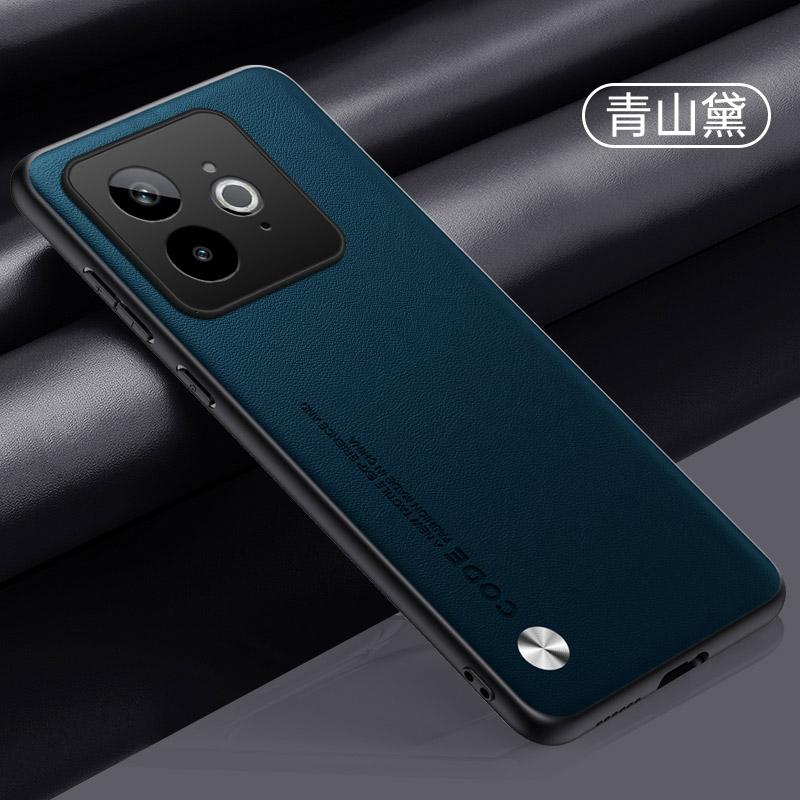 Luxury Vegan PU Leather Business Style CaseFor Realme GT7 Pro Racing 5G 6.78" Matte Soft Silicone Shell Protection Bumper