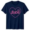 Not Your Babe Feminist Heart TShirt Slogan Quote Tee Gift