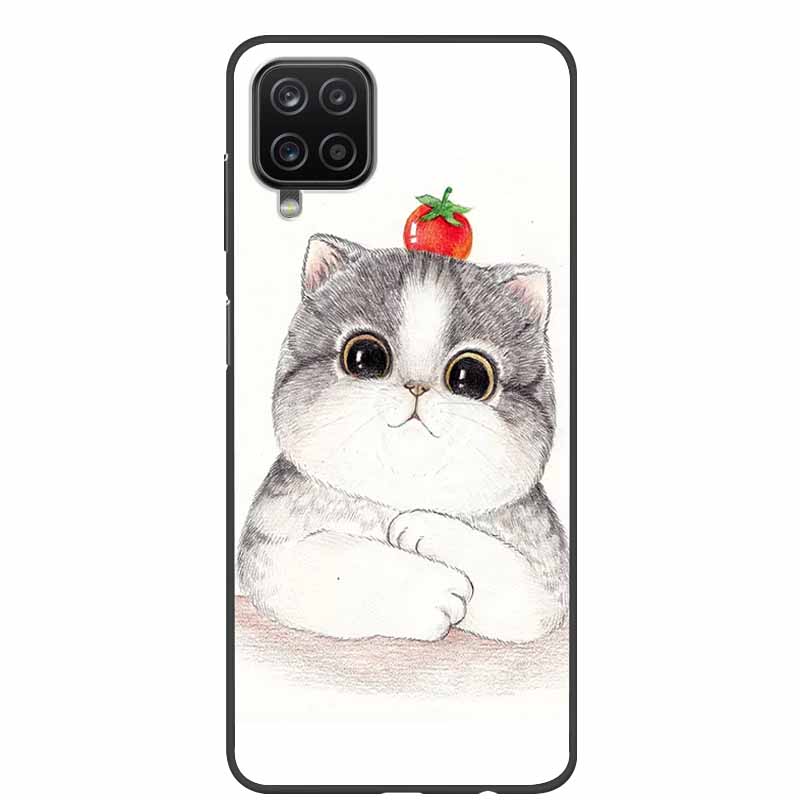 Чехол для Samsung A12 Мраморный Мягкий Силиконовый Задний Чехол для Samsung Galaxy A12 GalaxyA12 Nacho A 12 SM-A125 Чехол для Телефона Coque Fundas
