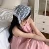 Треугольные банданы для волос с цветочным кружевом, дышащий платок на голову, весенний головной убор для отпуска, для женщин и девочек, повседневная носка