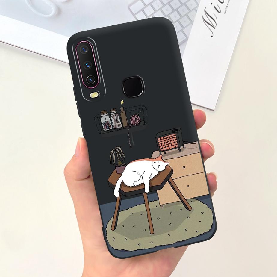 Чехол для Vivo Y12 Чехол для Vivo Y15 Y17 1902 1904 Милый Модный Мультяшный Чехол Мягкий Силиконовый Чехол для Телефона Для Vivo Y15 Y 12 17 VivoY12 Чехлы